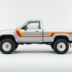 Grey Truck Clean Stripes No Text