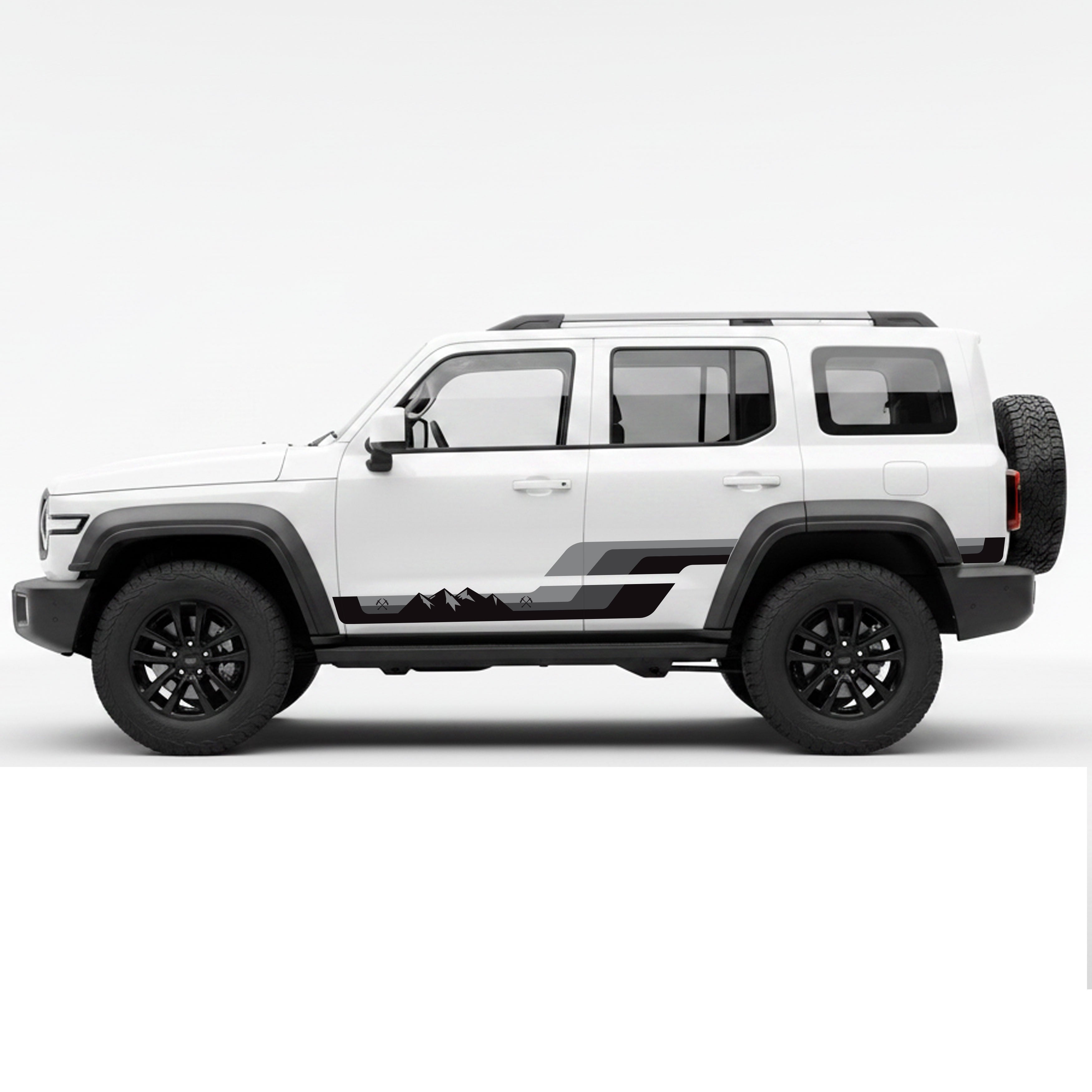 GWM Explorer Stripe Kit | 9 Colour Combos incl. Camo - Bodymold Signs