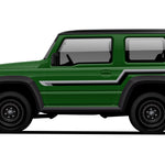 GOLDIE Stripes for Suzuki Jimny | Custom Vinyl Decal Kit