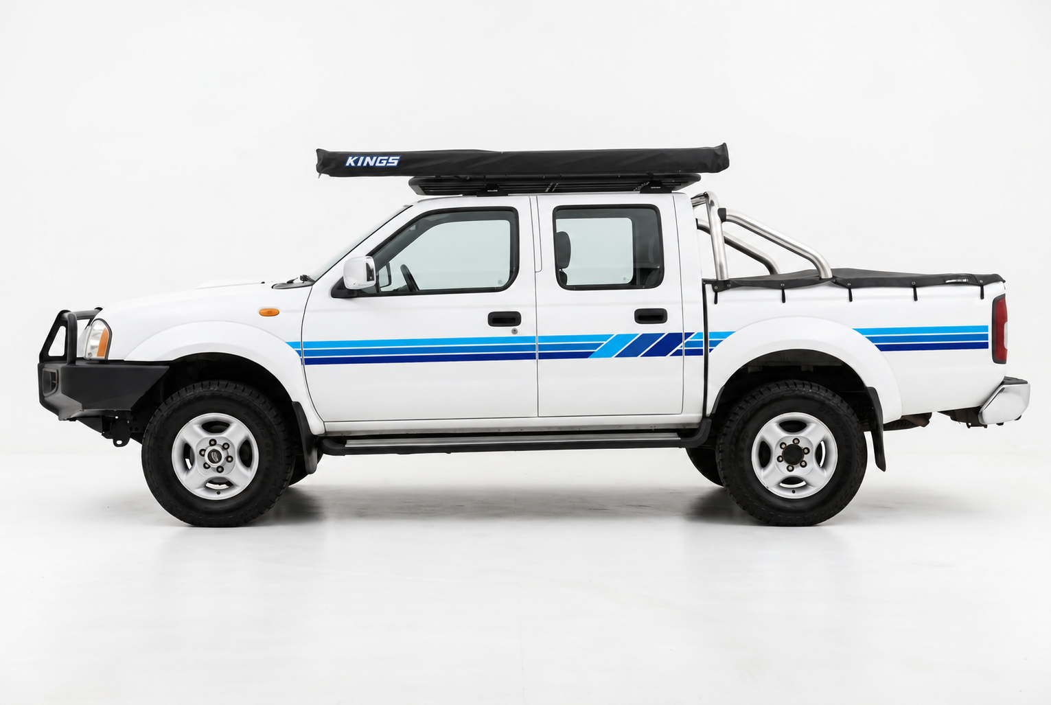 HIGH ROAD Nissan Navara stripe kit, blue tones