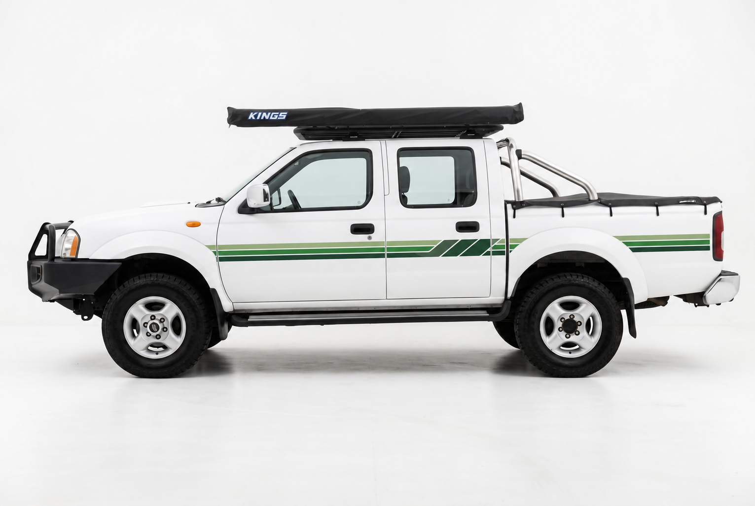 HIGH ROAD Nissan Navara stripe kit, green tones
