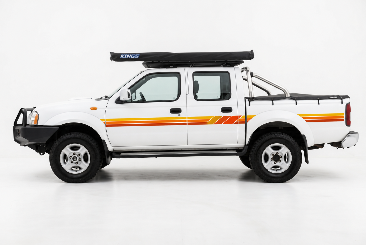 HIGH ROAD Nissan Navara stripe kit, orange tones