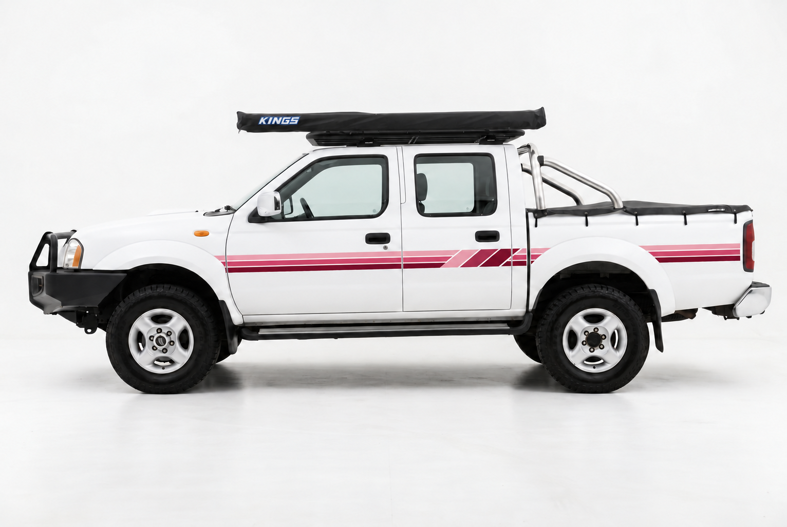 HIGH ROAD Nissan Navara stripe kit, pink tones