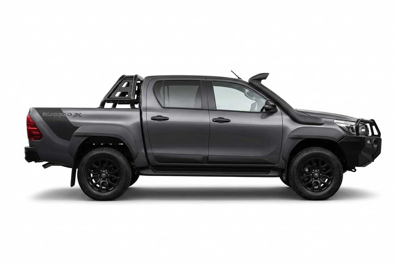 Hilux Rugged X side stripes