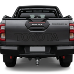 Hilux Rugged X tailgate graphics