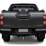 Hilux Rugged X tailgate graphics