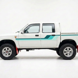 Hilux with teal aqua and sea glass stripes