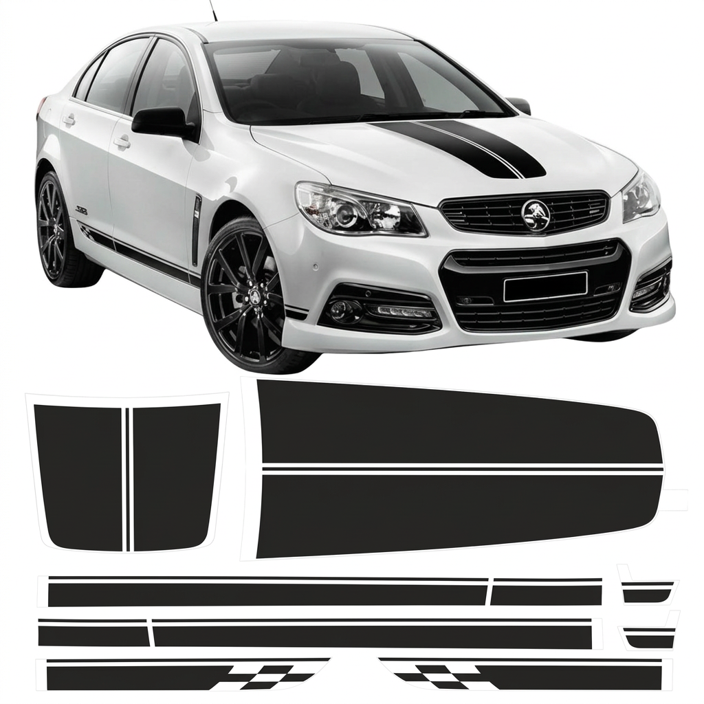 Holden VF stripe kit image without the round promotional logo
