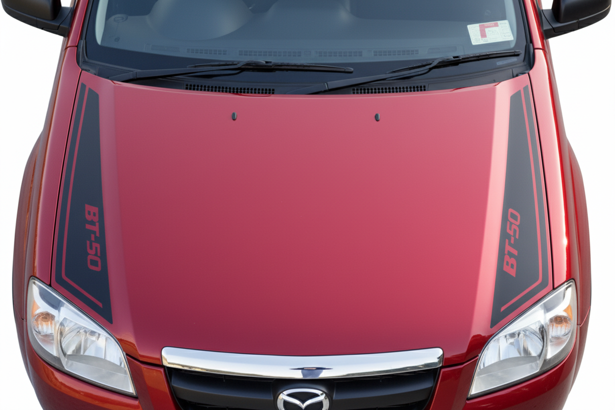 Hood Decal Close-Up