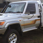 HARTLEY Stripes for Toyota LandCruiser HZJ79 | Retro Vinyl Decals