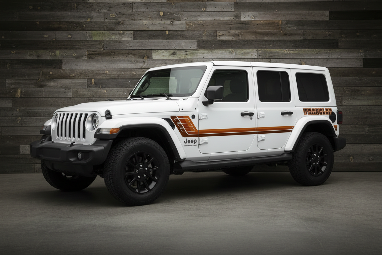 Jeep Wrangler Angle Shot Rustic
