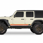 Jeep Wrangler Cream with Retro Stripe Kit