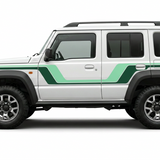 Jimny in green stripe colours