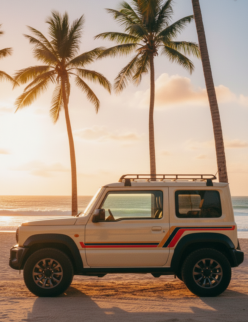 Jimny - Retro Palm Beach Lighter