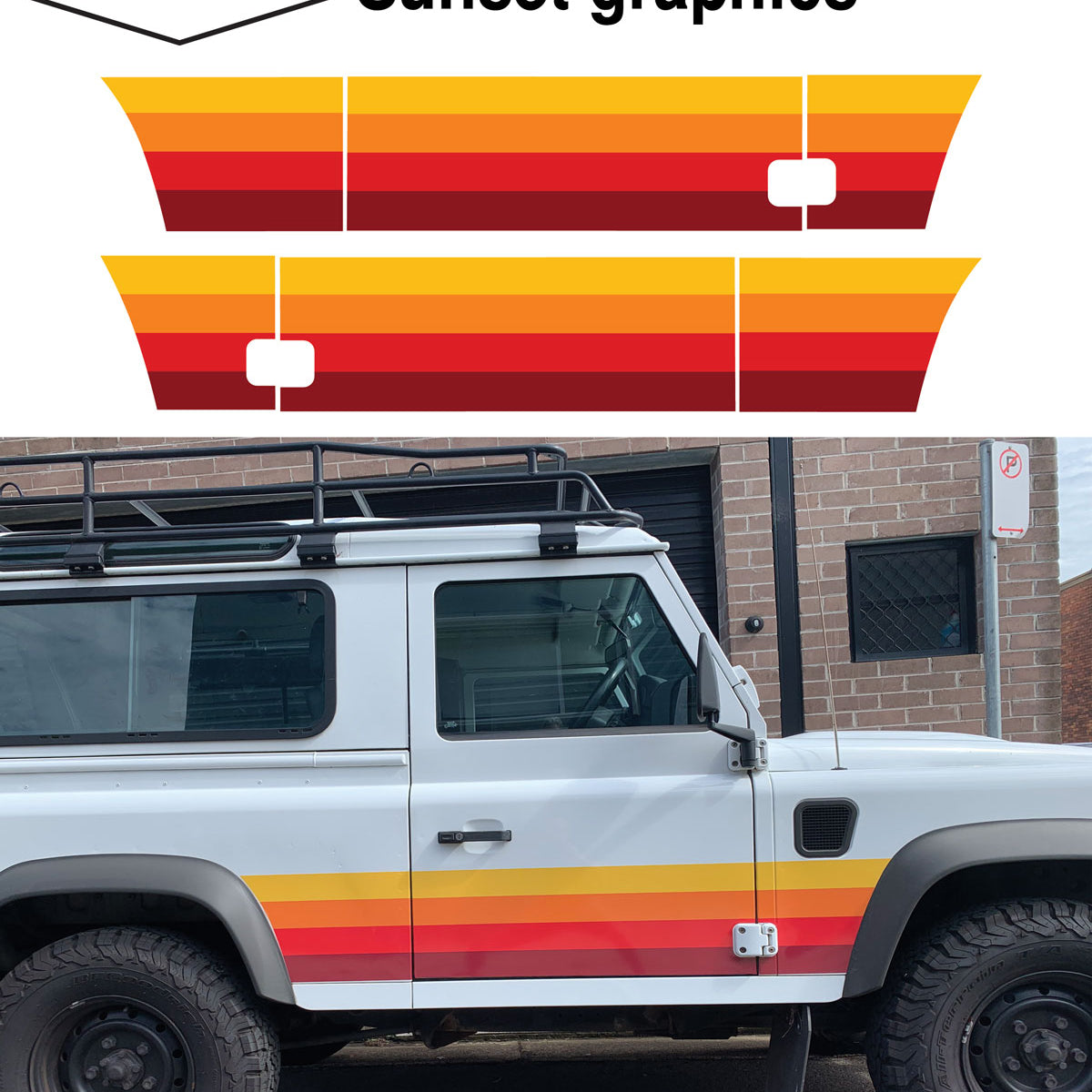Land Rover Defender Stripe Kits - Bodymold Signs