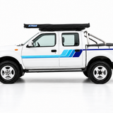 MAXY Nissan Navara stripe kit, blue tones