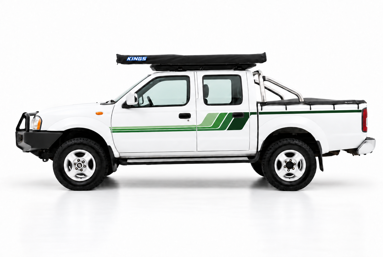 MAXY Nissan Navara stripe kit, green tones