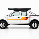 MAXY Nissan Navara stripe kit, orange tones