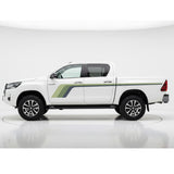 Hocky Stick Vinyl Decal Stripe Kit - For Toyota Hilux MK7 (suits other utes too)