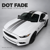 Dot Fade Kit — studio design preview based on completed Mustang installation