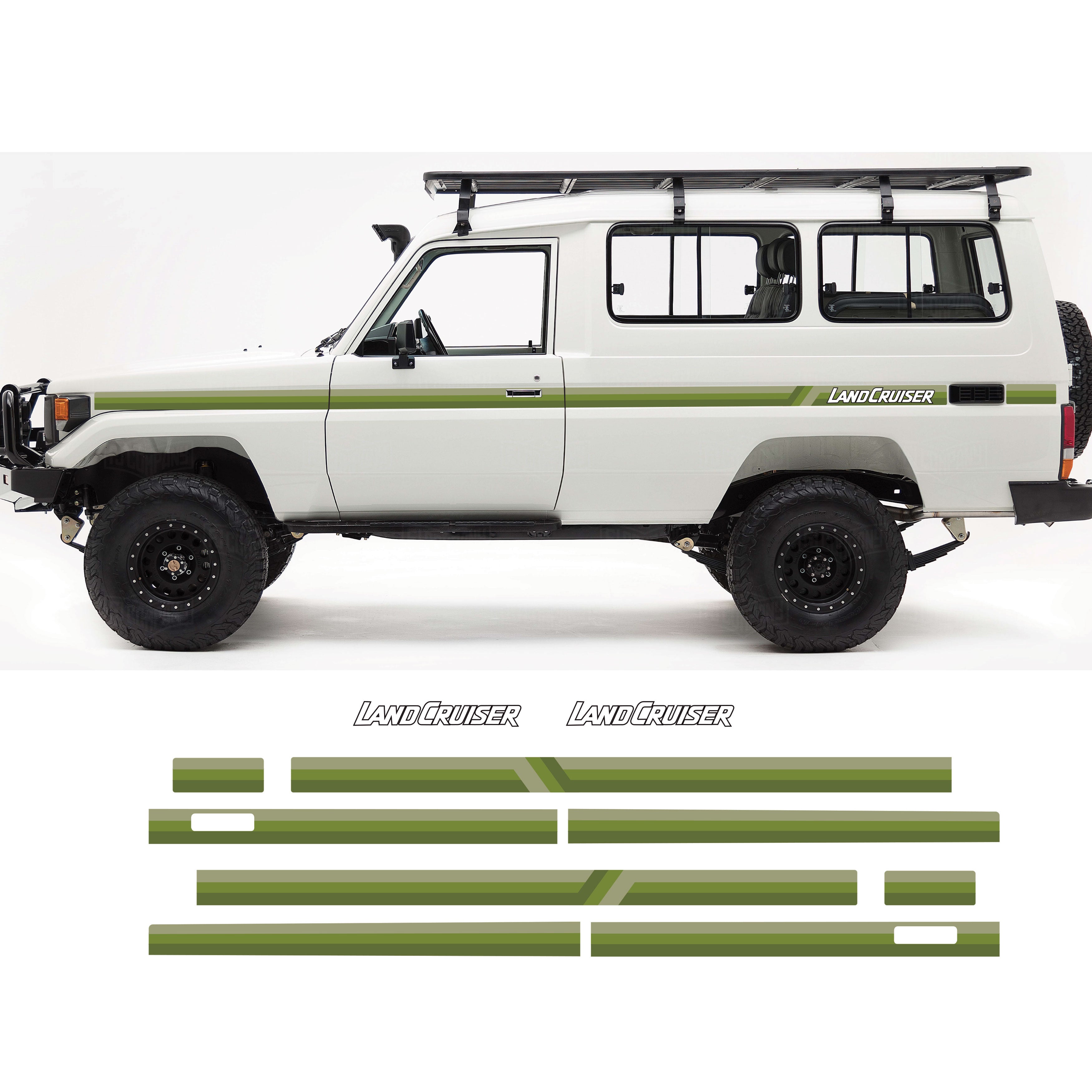New Minimal Look Outback Stripes for 70 Series Troopy's