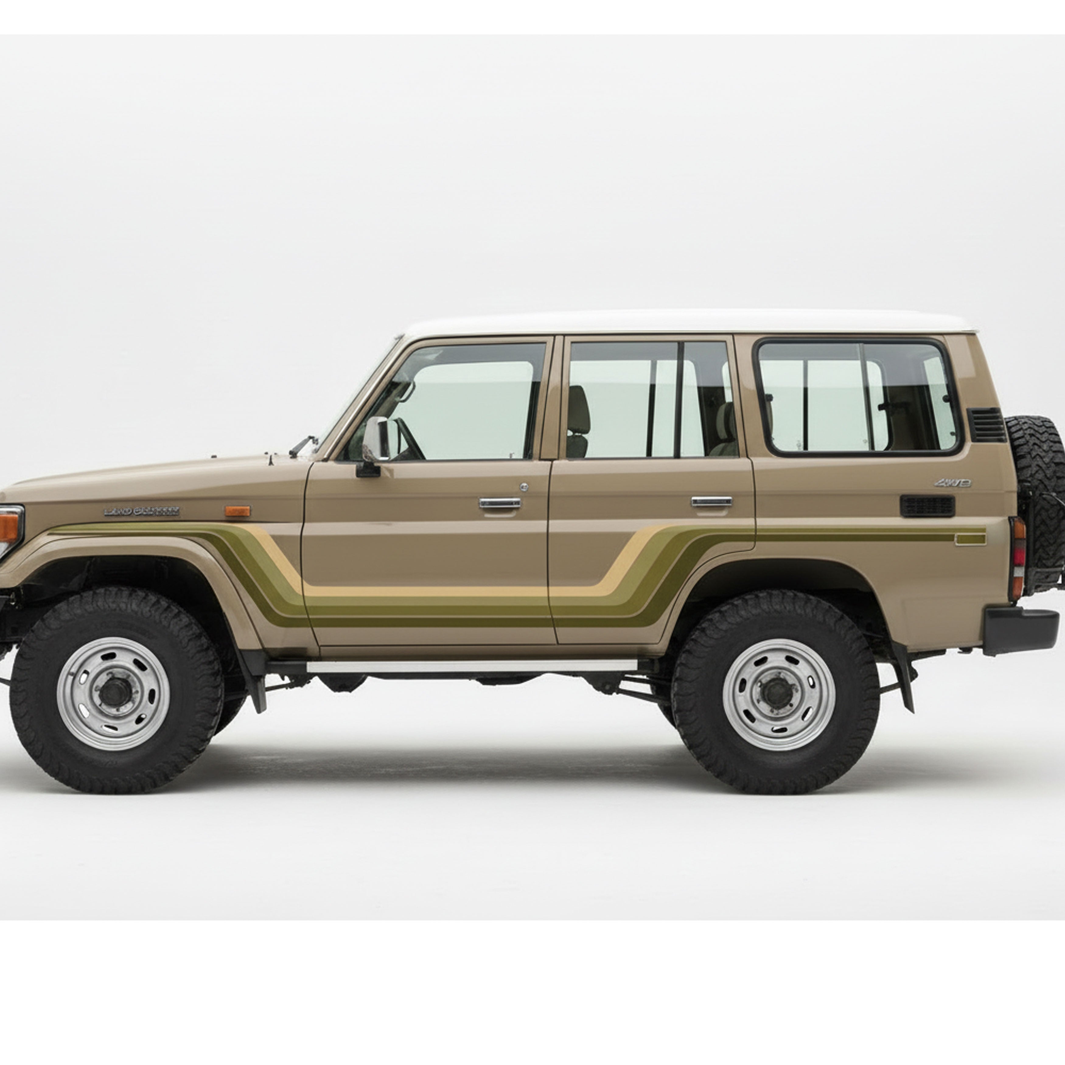 TORQUAY Stripes for 76 Series Landcruiser