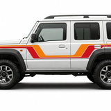 Orange and red two-colour Jimny design