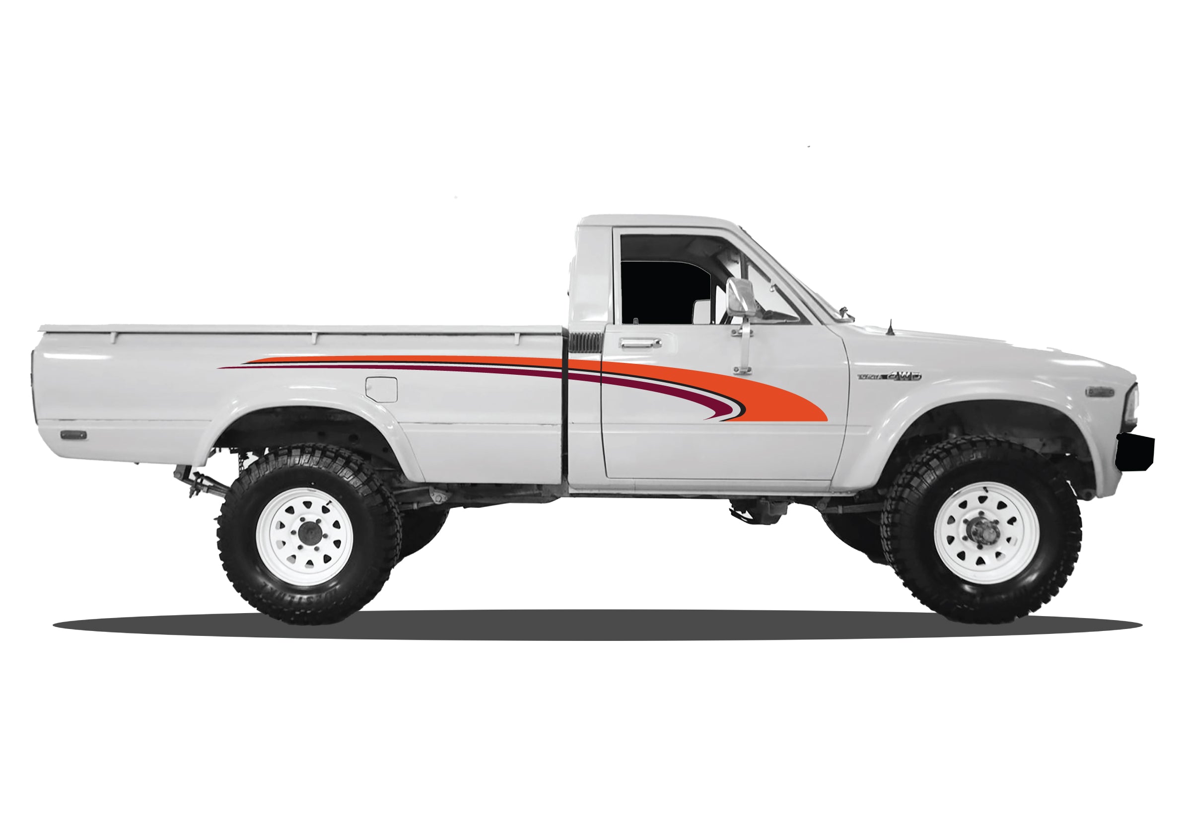 NEPTUNE Stripes for Toyota Hilux | Custom Vinyl Decal Kit