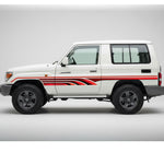 SAUDI Vinyl Decal Stripe Kit – Toyota LandCruiser 70 Series SWB 3-Door