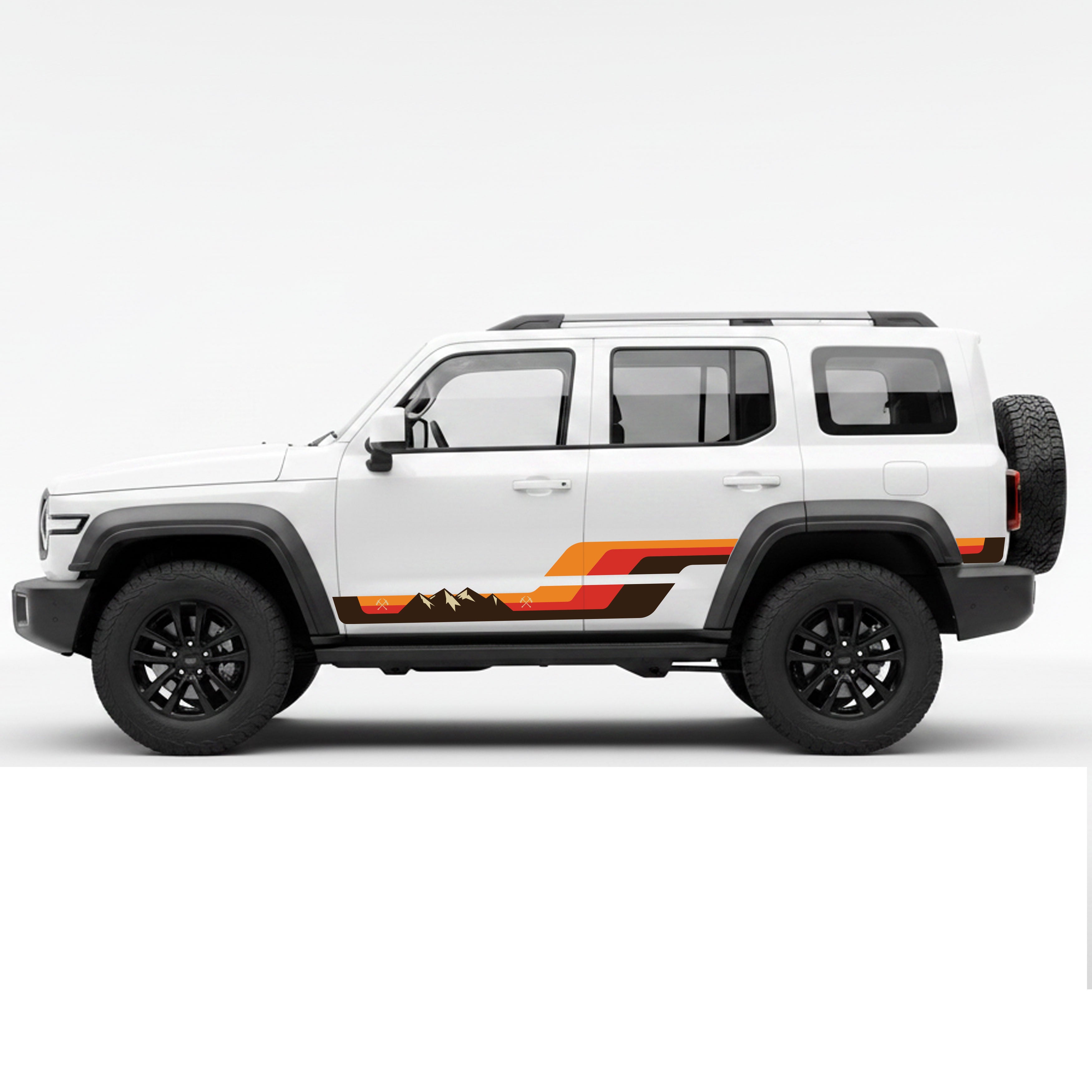 GWM Explorer Stripe Kit | 9 Colour Combos incl. Camo - Bodymold Signs