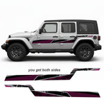 Jeep Wrangler JL 4-Door Peats Ridge Abstract Stripe Kit | Bodymold Signs