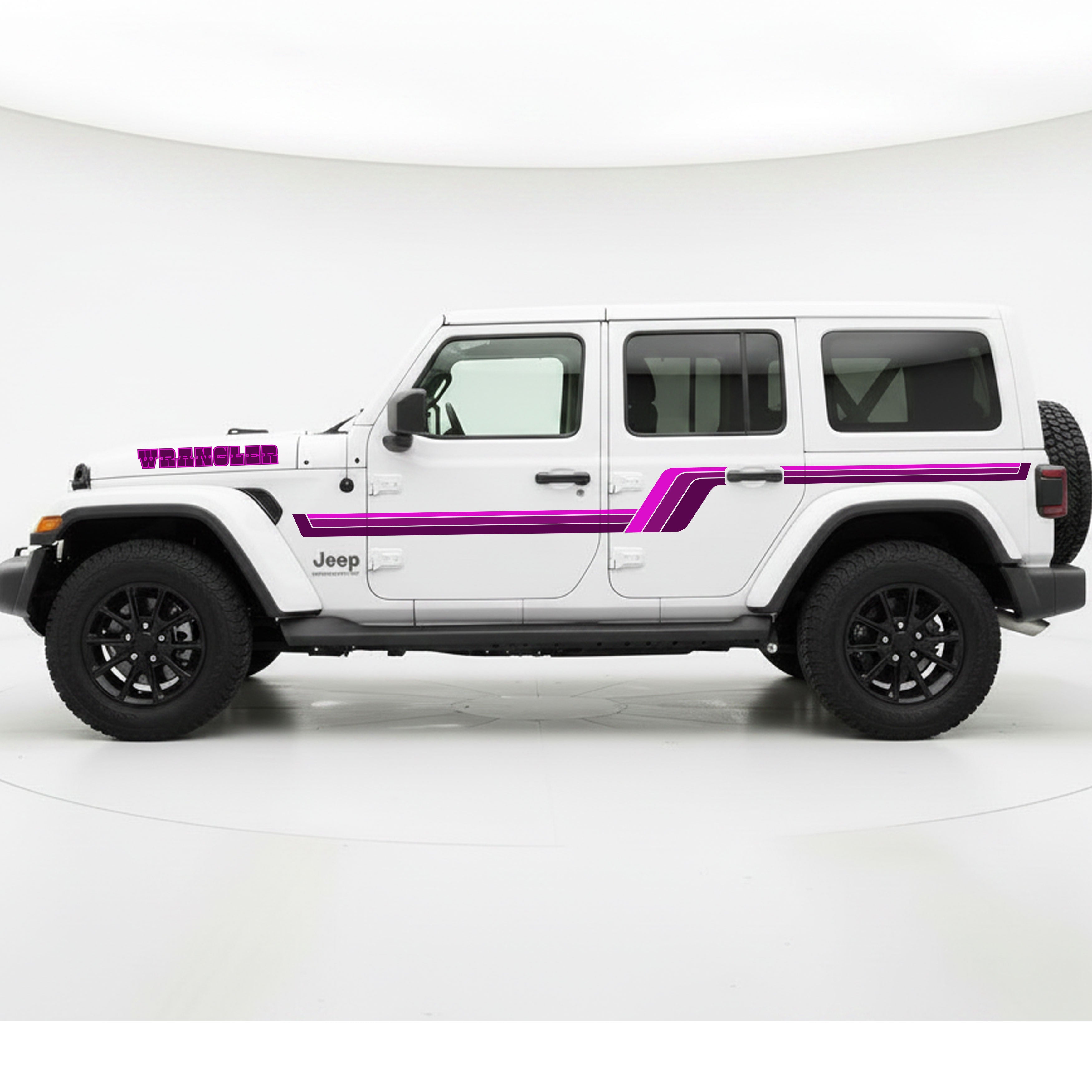 Jeep Wrangler JL 4-Door Oscar Stripe Kit | Bodymold Signs