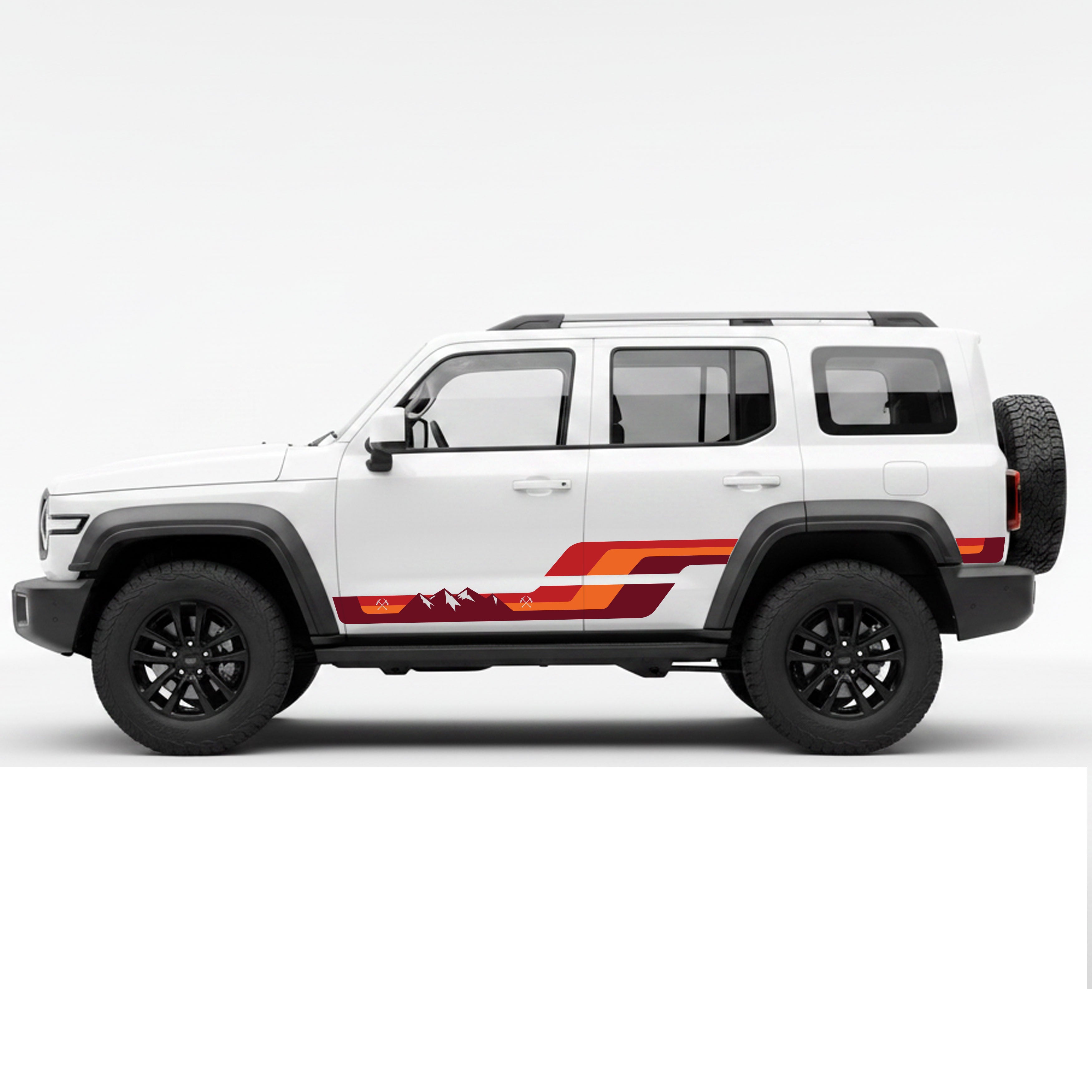 GWM Explorer Stripe Kit | 9 Colour Combos incl. Camo - Bodymold Signs