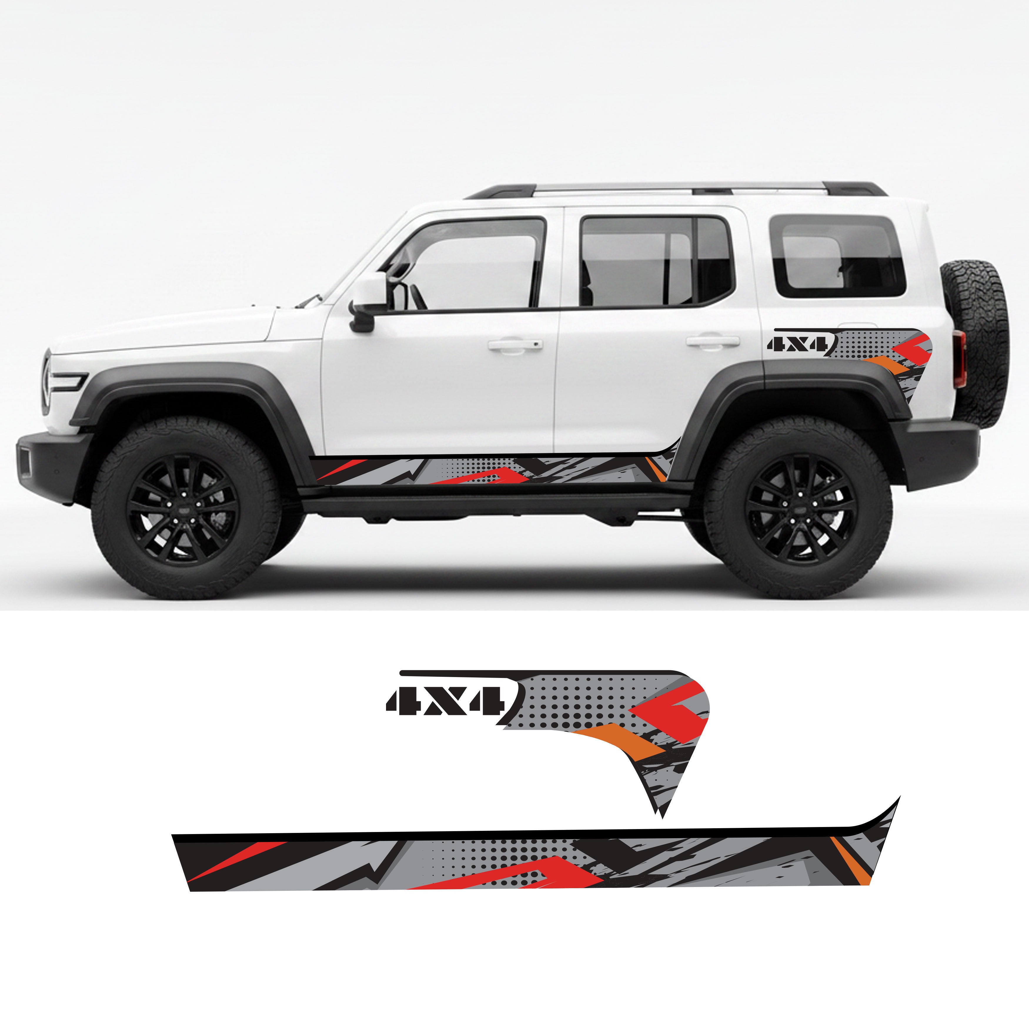 GWM Tank 300 Stripe Kits & Decals - Bodymold Signs