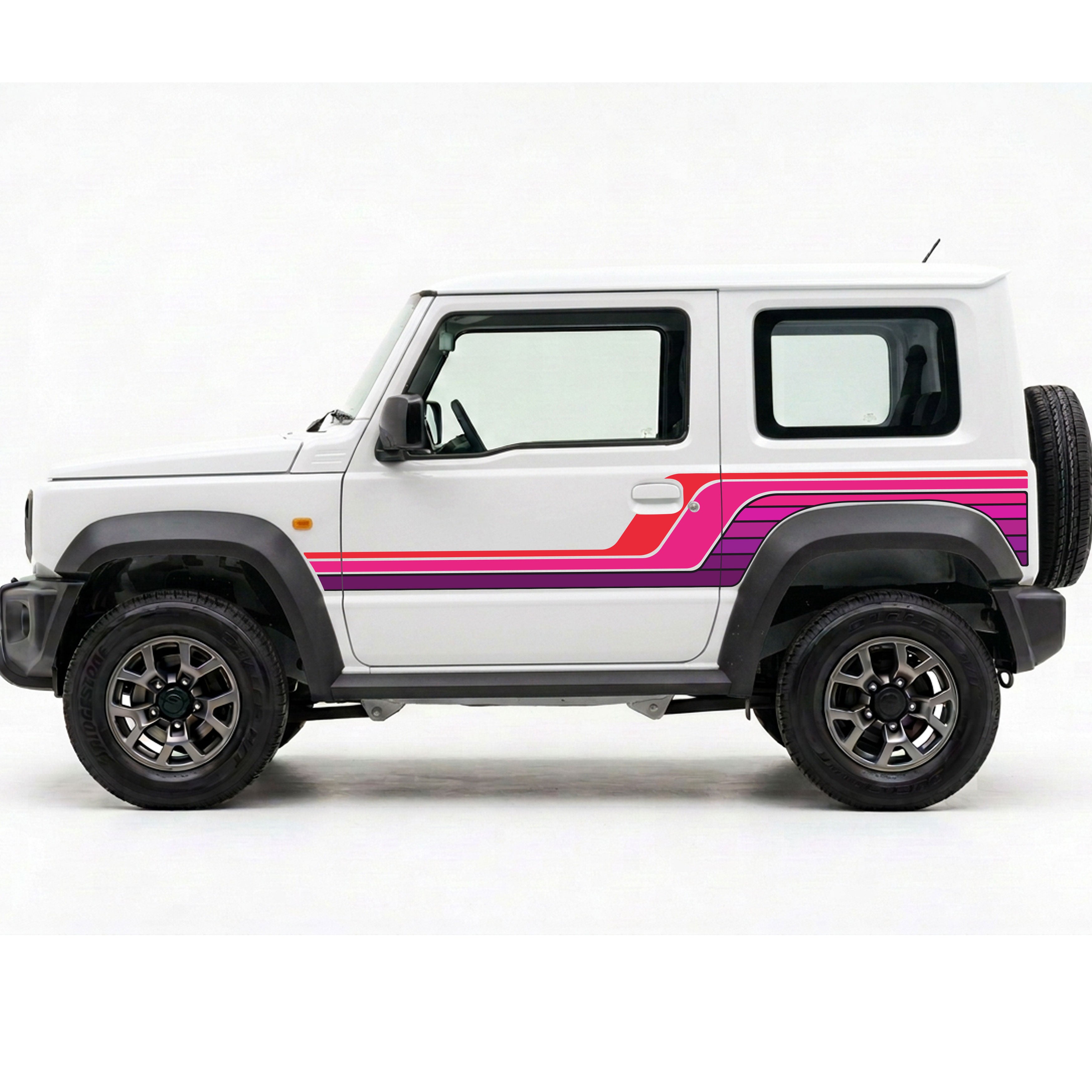Suzuki Jimny FRANKE Retro Stripe Kit | Bodymold Signs