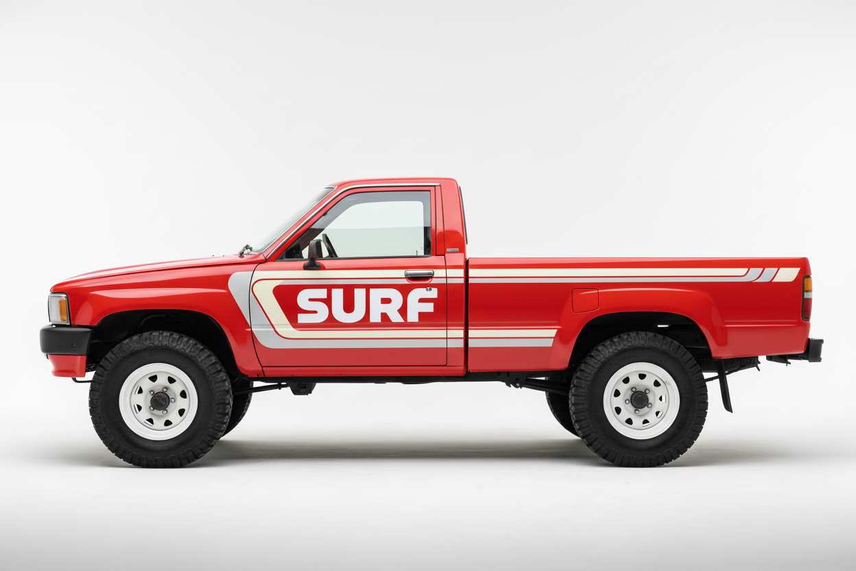 Red - White Stripes SURF