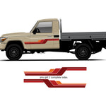 HARTLEY Stripes for Toyota LandCruiser HZJ79 | Retro Vinyl Decals