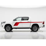 Hockey Stick Vinyl Decal Stripe Kit | Toyota Hilux & Utes | Retro Style