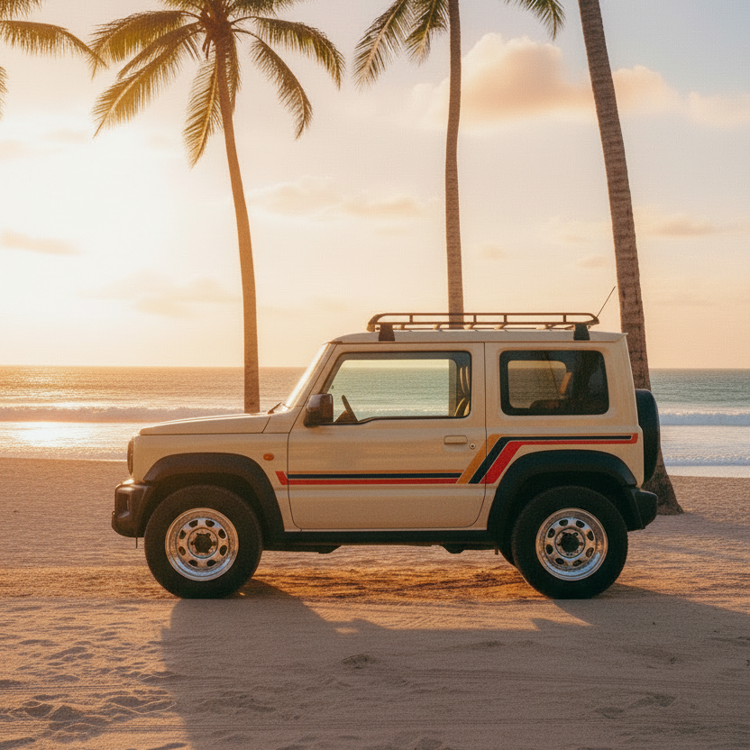 Retro Beach SUV - Vehicle Higher