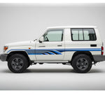 SAUDI Vinyl Decal Stripe Kit – Toyota LandCruiser 70 Series SWB 3-Door