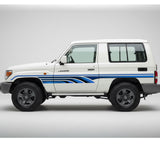 SAUDI Vinyl Decal Stripe Kit – For Toyota LandCruiser 70 / 71 Series SWB 3-Door