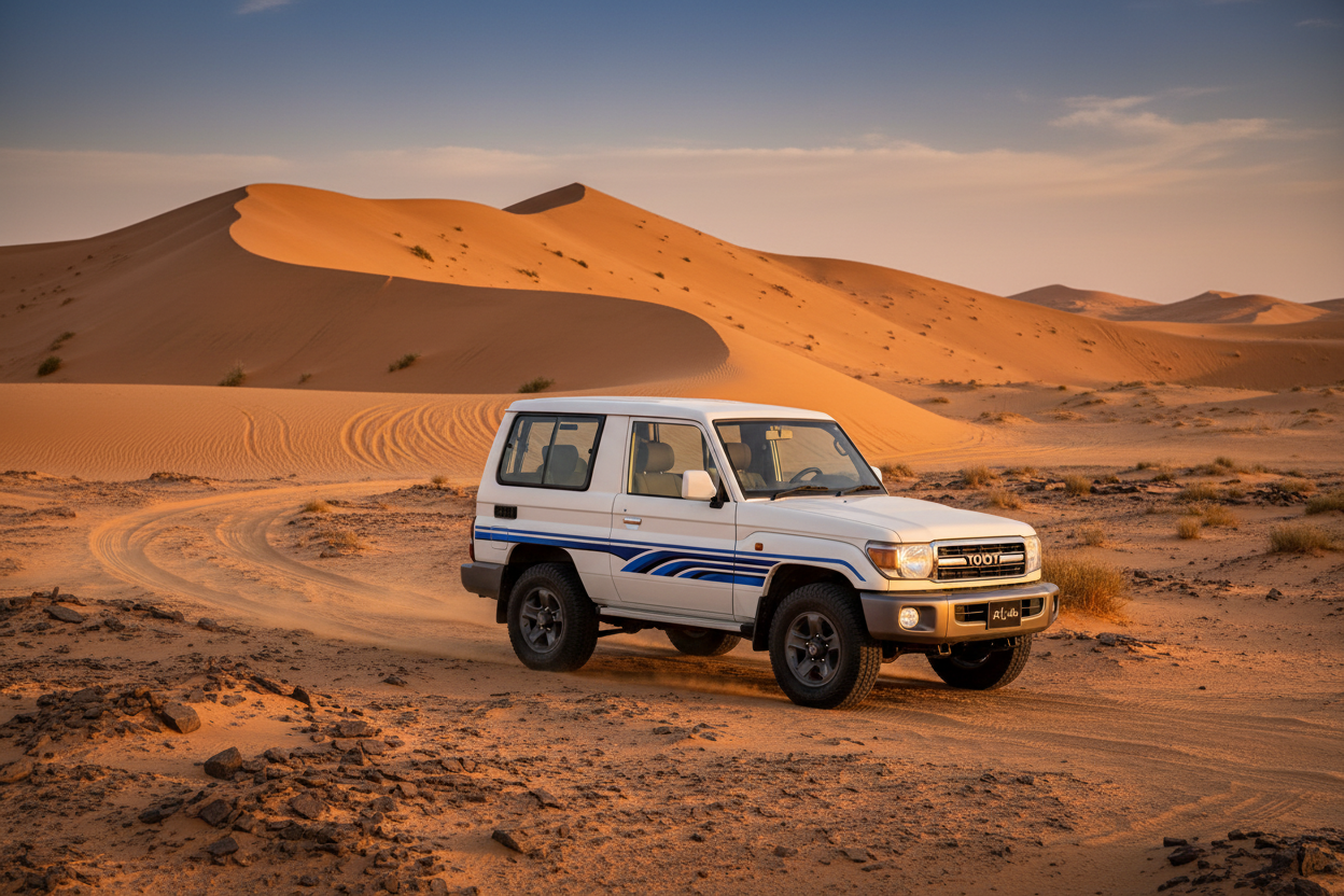 SAUDI Vinyl Decal Stripe Kit – Toyota LandCruiser 70 Series SWB 3-Door