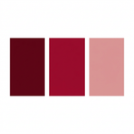 Square swatch in red tones: deep red, crimson, and rose