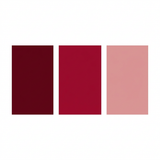 Square swatch in red tones: deep red, crimson, and rose
