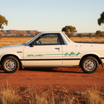 Subaru Brumby stripe set in the Australian outback