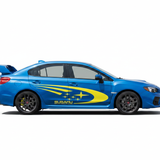 Subaru WRX STI WRC Rally Stripe - Facing Right White Background