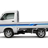 Suzuki Carry with blue-tone stripes