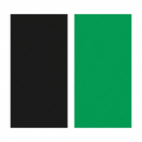Swatch showing black and green panels