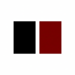 Swatch showing black and red panels