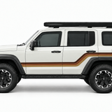 TANK 300 Alki stripes in brown, copper and gold